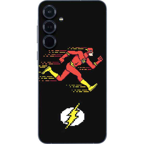 DC Comics The Flash Pixelated Running Pose Galaxy A36 5G Skin
